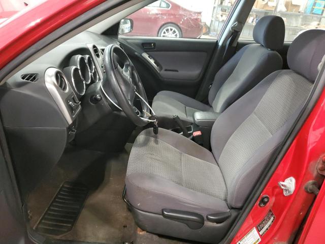 2T1KR32E05C383251 - 2005 TOYOTA COROLLA MA XR RED photo 7