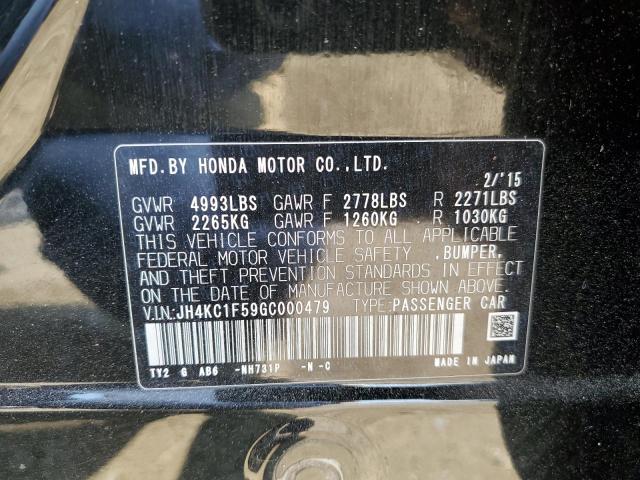 JH4KC1F59GC000479 - 2016 ACURA RLX TECH BLACK photo 12