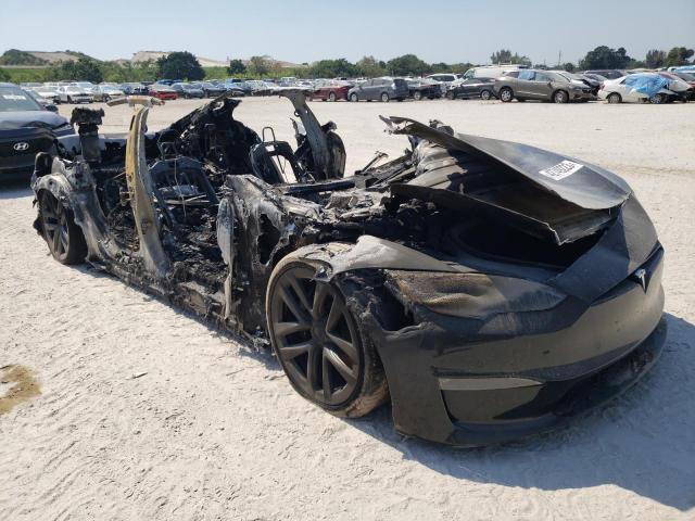 5YJSA1E69NF478743 - 2022 TESLA MODEL S Սև լուսանկար 4