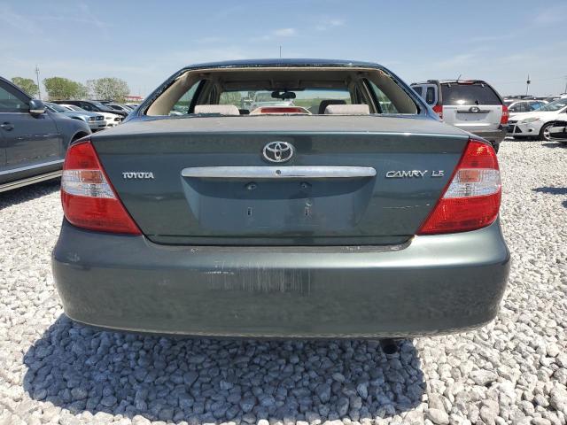 4T1BE32K83U182436 - 2003 TOYOTA CAMRY LE GREEN photo 6