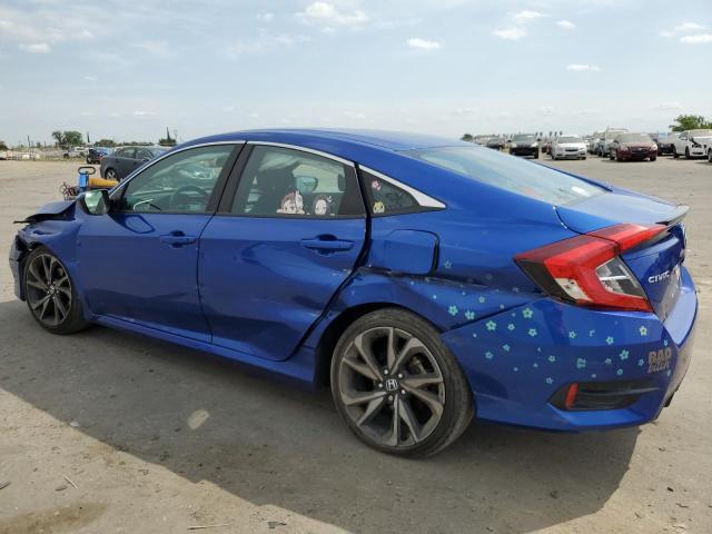 2HGFC2F87KH606499 - 2019 HONDA CIVIC SPORT 蓝色 照片 2