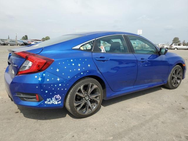 2HGFC2F87KH606499 - 2019 HONDA CIVIC SPORT 蓝色 照片 3
