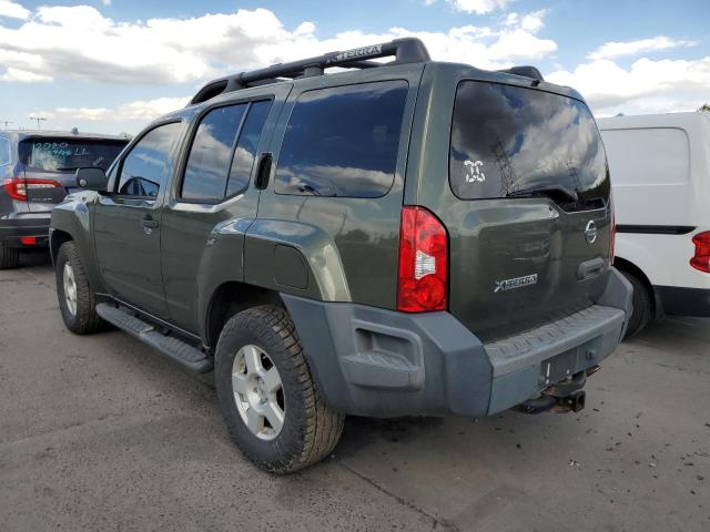 5N1AN08W85C636195 - 2005 NISSAN XTERRA OFF ROAD GREEN photo 2