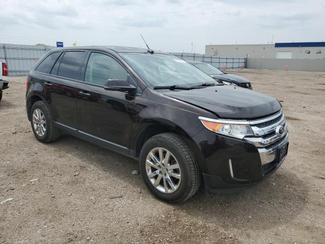 2FMDK3JC0DBB86192 - 2013 FORD EDGE SEL BLACK photo 4