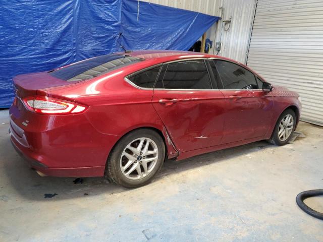 3FA6P0HD4ER106932 - 2014 FORD FUSION SE BURGUNDY photo 3