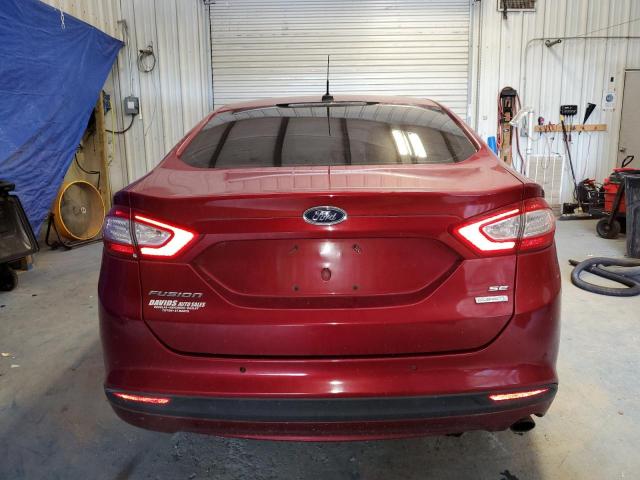 3FA6P0HD4ER106932 - 2014 FORD FUSION SE BURGUNDY photo 6