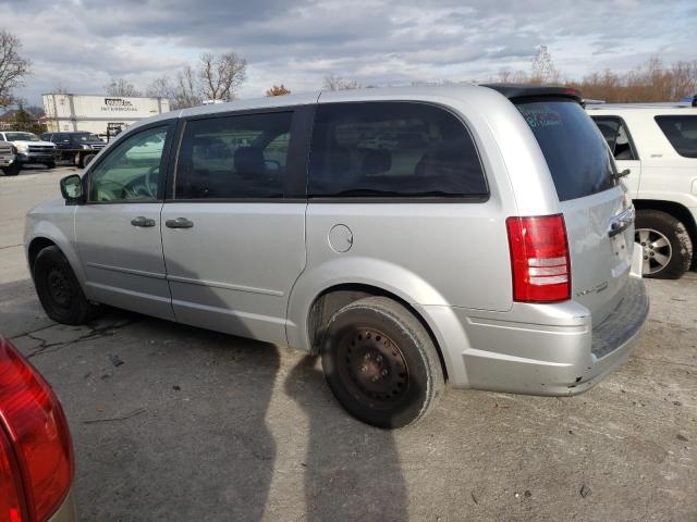 2A8HR44H68R762078 - 2008 CHRYSLER TOWN & COU LX SILVER photo 2