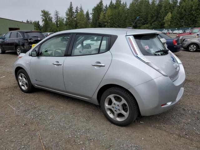 JN1AZ0CPXCT019227 - 2012 NISSAN LEAF SV SILVER photo 2