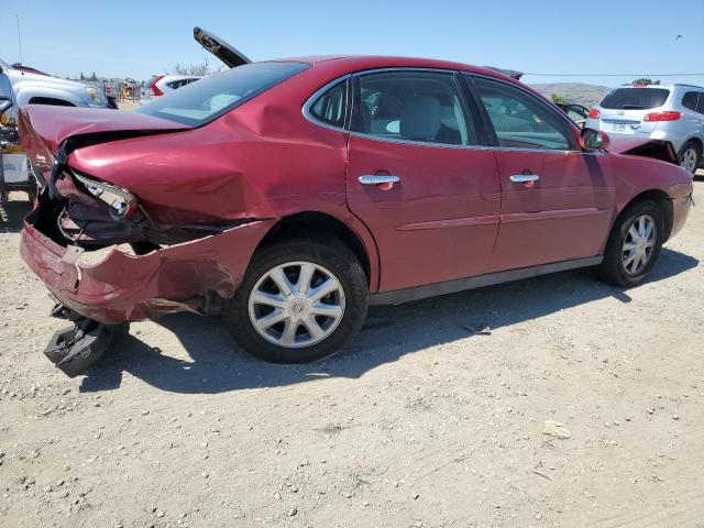 2G4WC532351284078 - 2005 BUICK LACROSSE CX RED photo 3