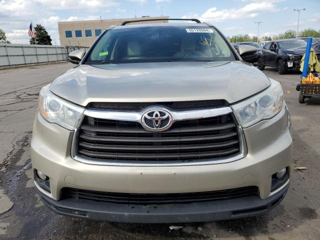 5TDJKRFH9ES018890 - 2014 TOYOTA HIGHLANDER XLE Bej foto 5