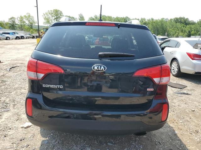 5XYKT4A6XFG648507 - 2015 KIA SORENTO LX BLACK photo 6