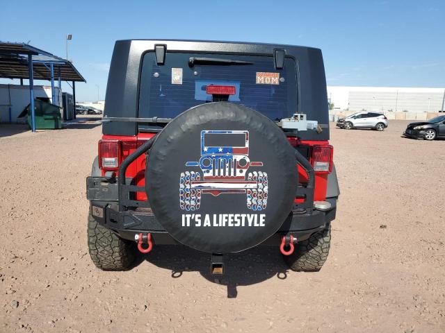 1J4AA2D10AL218854 - 2010 JEEP WRANGLER SPORT RED photo 6