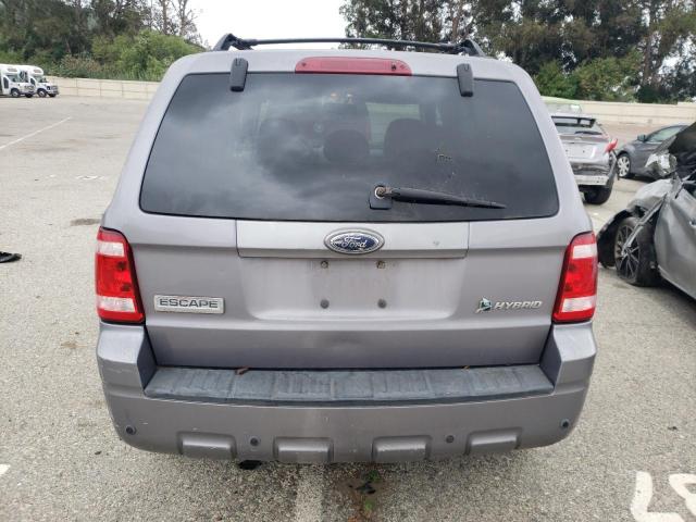 1FMCU49H28KC40180 - 2008 FORD ESCAPE HEV GRAY photo 6