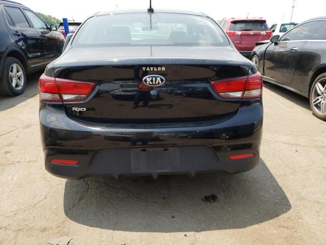 3KPA24AD2LE312839 - 2020 KIA RIO LX BLACK photo 6