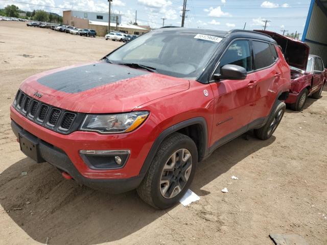 3C4NJDDBXHT606958 - 2017 JEEP COMPASS TRAILHAWK RED photo 2