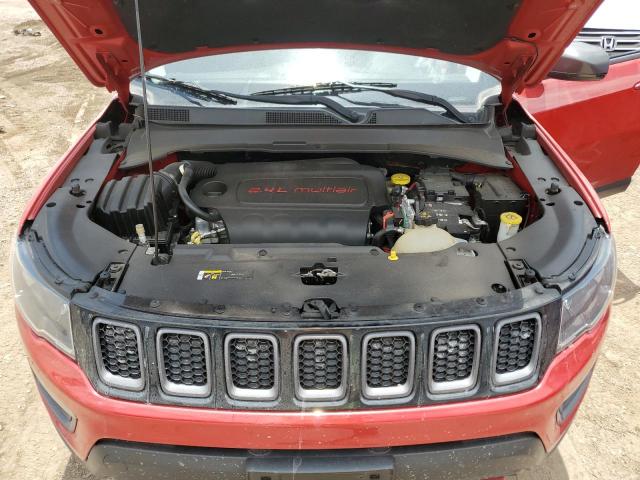 3C4NJDDBXHT606958 - 2017 JEEP COMPASS TRAILHAWK RED photo 7