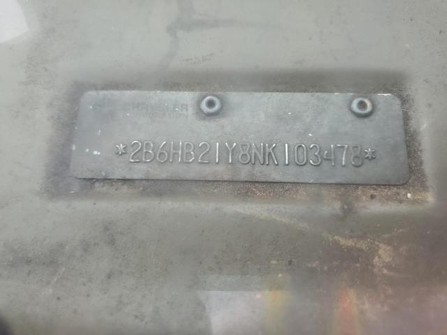 2B6HB21Y8NK103478 - 1992 DODGE RAM VAN B250 GRAY photo 13