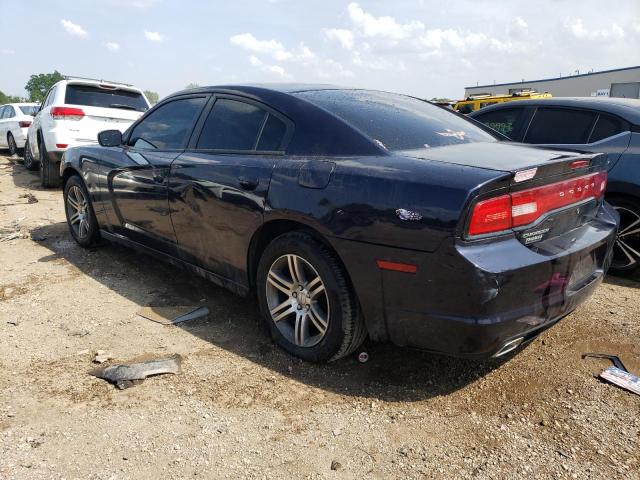 2C3CDXAGXCH267835 - 2012 DODGE CHARGER POLICE BLACK photo 2