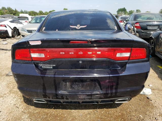 2C3CDXAGXCH267835 - 2012 DODGE CHARGER POLICE BLACK photo 6