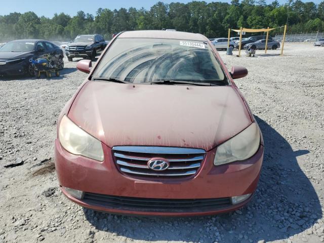 KMHDU4AD9AU902926 - 2010 HYUNDAI ELANTRA BLUE BURGUNDY photo 5