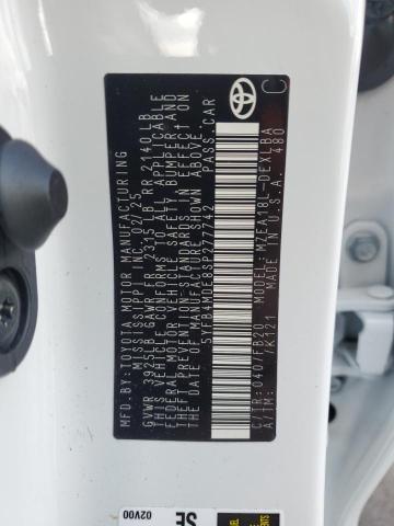 5YFB4MDE8SP277742 - 2025 TOYOTA COROLLA LE WHITE photo 13