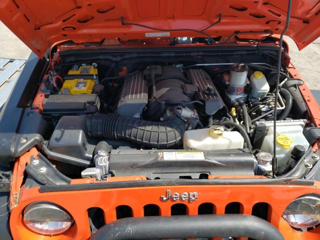 1C4BJWFG7FL650125 - 2015 JEEP WRANGLER RUBICON ORANGE photo 11