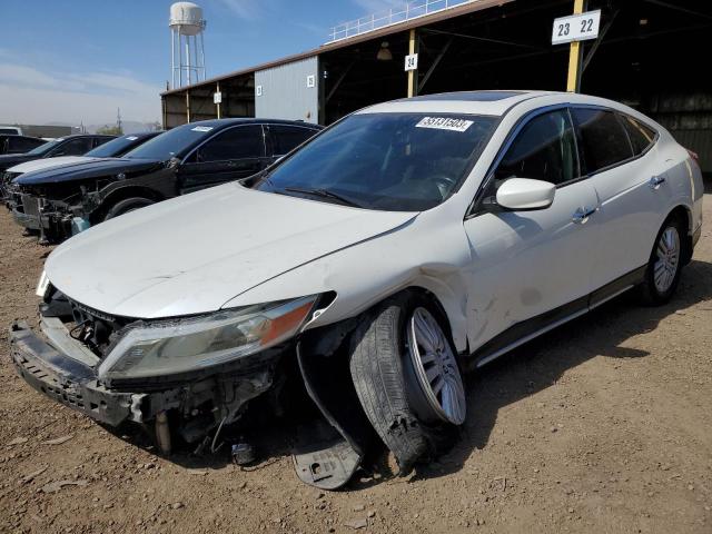 5J6TF3H54DL003012 - 2013 HONDA CROSSTOUR EXL WHITE photo 1