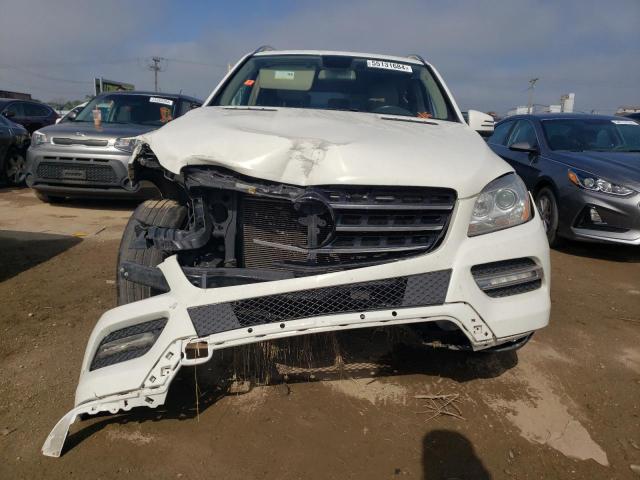 4JGDA5HB1CA042267 - 2012 MERCEDES-BENZ ML 350 4MATIC WHITE photo 5