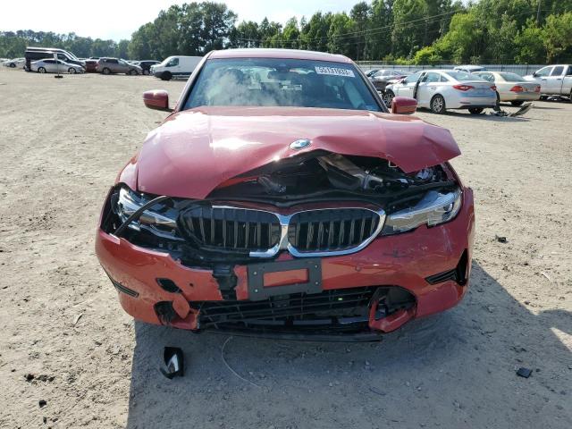 3MW5R1J07N8C23226 - 2022 BMW 330I RED photo 5