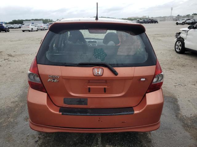 JHMGD38627S012094 - 2007 HONDA FIT S 橙色 照片 6