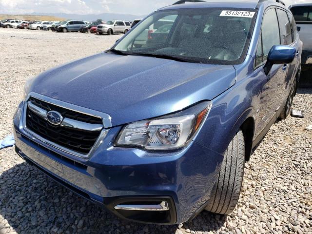 JF2SJAECXJH601449 - 2018 SUBARU FORESTER 2.5I PREMIUM BLUE photo 1