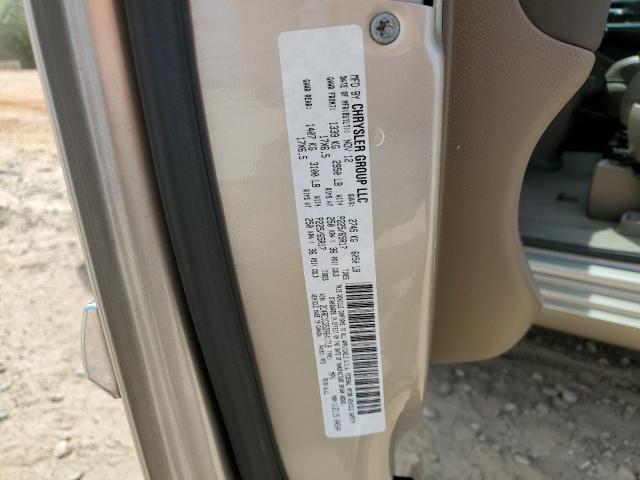 2C4RC1CG5DR641718 - 2013 CHRYSLER TOWN & COU TOURING L GOLD photo 13