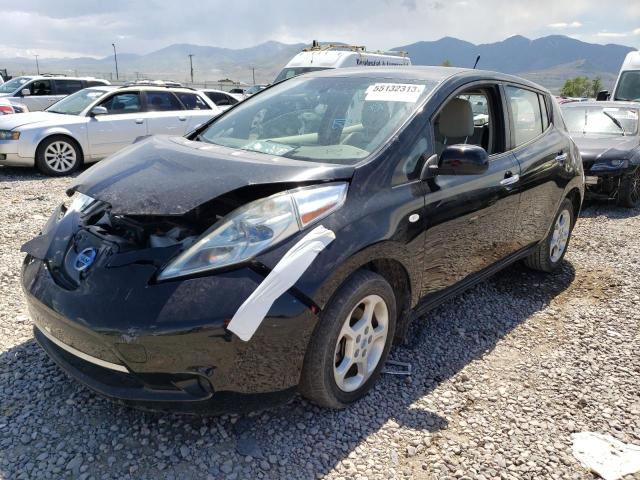 JN1AZ0CP7CT023977 - 2012 NISSAN LEAF SV BLACK photo 1