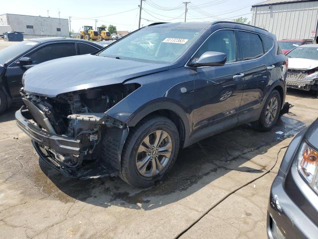 5XYZU3LB5EG223839 - 2014 HYUNDAI SANTA FE S BLUE photo 1