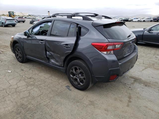 JF2GTHSC5MH283421 - 2021 SUBARU CROSSTREK SPORT GRAY photo 2