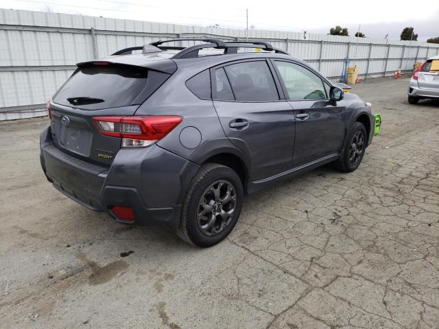 JF2GTHSC5MH283421 - 2021 SUBARU CROSSTREK SPORT GRAY photo 3