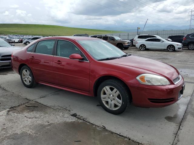 2G1WB5E3XE1128528 - 2014 CHEVROLET IMPALA LIM LT RED photo 4