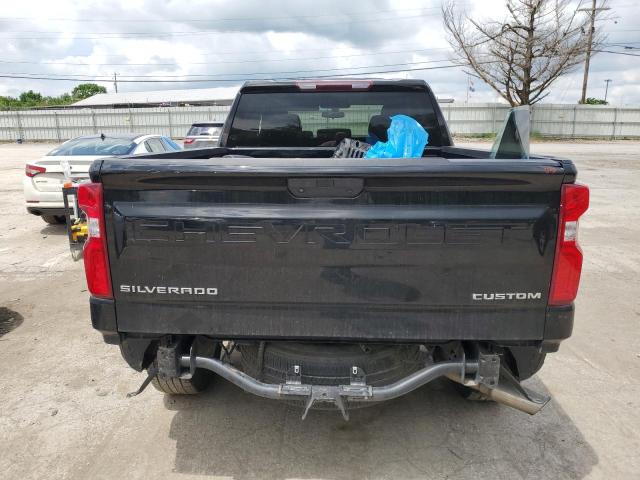 1GCRWBEH6KZ378452 - 2019 CHEVROLET SILVERADO C1500 CUSTOM BLACK photo 6