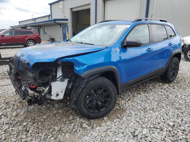 1C4PJMBX7MD126450 - 2021 JEEP CHEROKEE TRAILHAWK BLUE photo 1