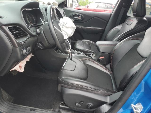 1C4PJMBX7MD126450 - 2021 JEEP CHEROKEE TRAILHAWK BLUE photo 7