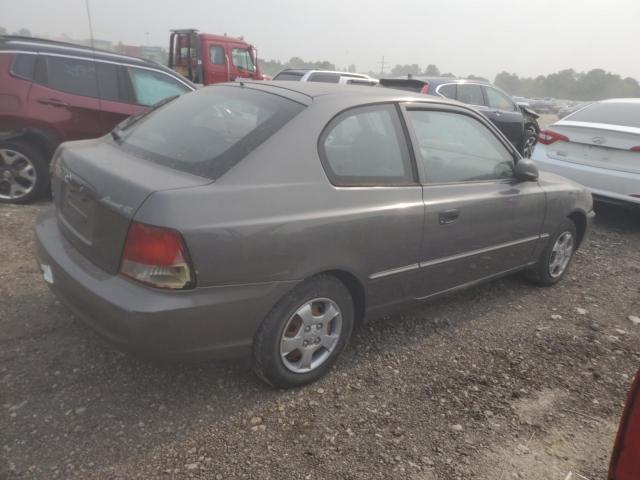 KMHCG35G6YU063572 - 2000 HYUNDAI ACCENT GS GRAY photo 3