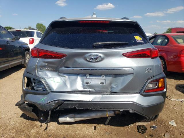 KM8K3CA56LU397671 - 2020 HYUNDAI KONA LIMITED GRAY photo 6