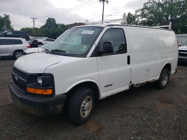 1GCGG25V451103501 - 2005 CHEVROLET EXPRESS CA WHITE photo 1