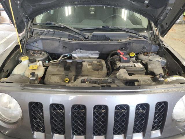 1J4NF1GB4BD277936 - 2011 JEEP PATRIOT SPORT GRAY photo 12