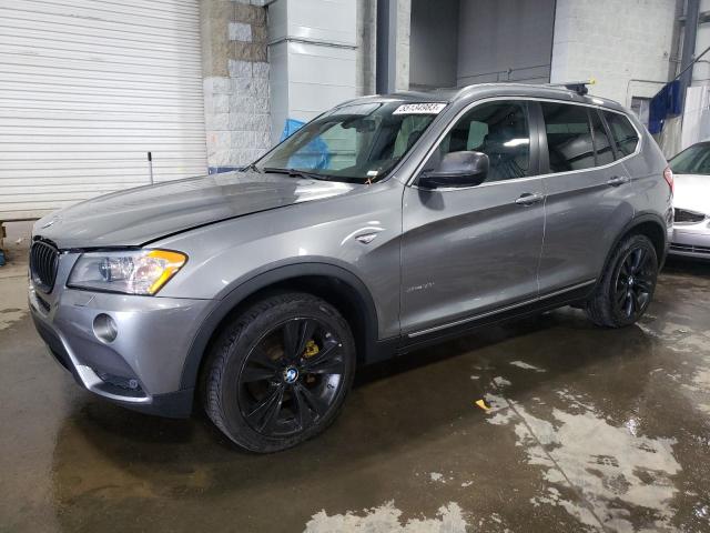 5UXWX7C54CL736527 - 2012 BMW X3 XDRIVE35I GRAY photo 1