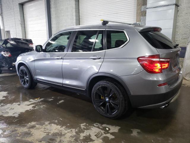 5UXWX7C54CL736527 - 2012 BMW X3 XDRIVE35I GRAY photo 2
