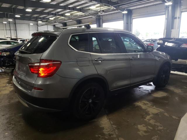 5UXWX7C54CL736527 - 2012 BMW X3 XDRIVE35I GRAY photo 3