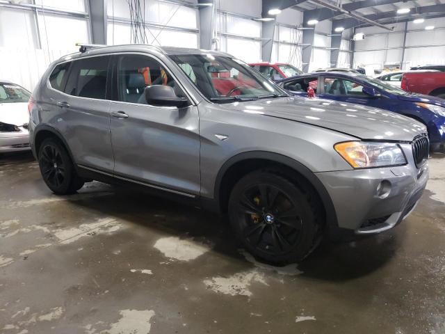 5UXWX7C54CL736527 - 2012 BMW X3 XDRIVE35I GRAY photo 4