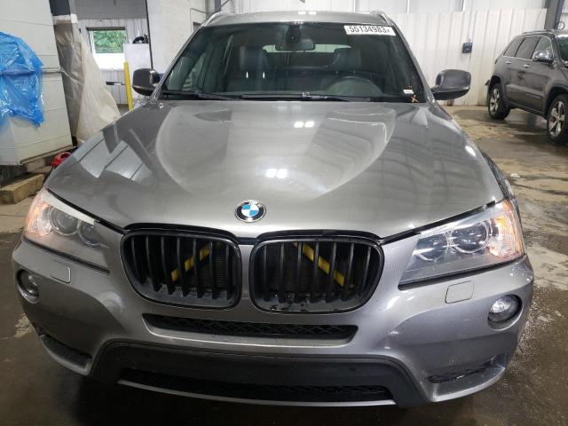 5UXWX7C54CL736527 - 2012 BMW X3 XDRIVE35I GRAY photo 5