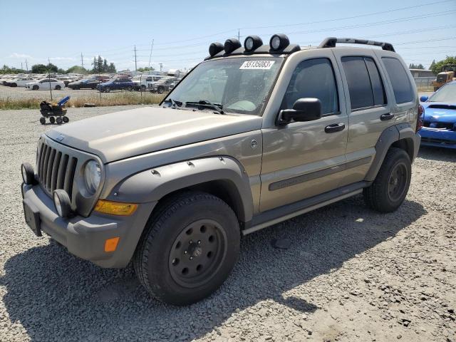 1J4GL38K16W108463 - 2006 JEEP LIBERTY RENEGADE BEIGE photo 1